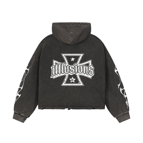 False Idols Distressed Hoodie