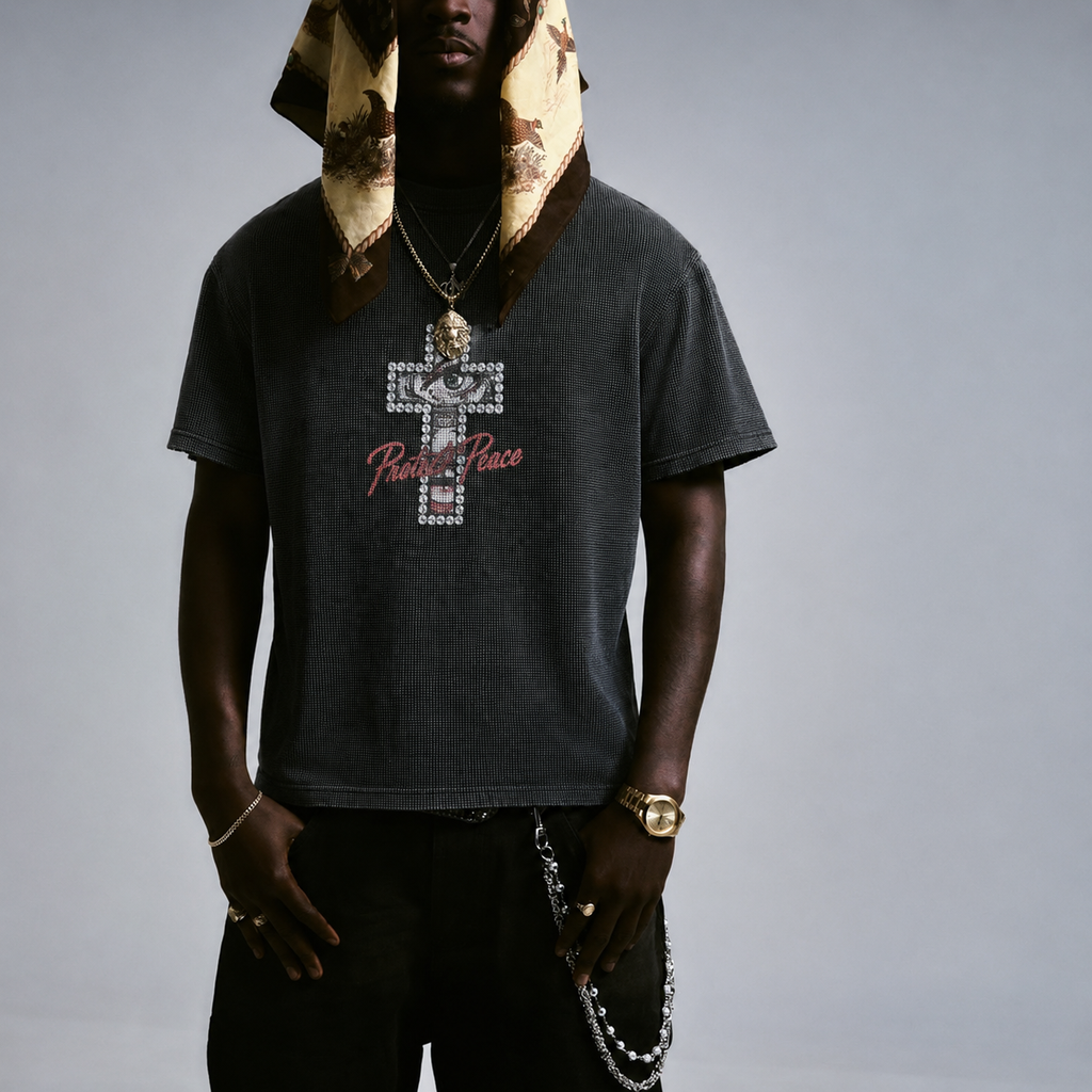 Protect Peace Waffle Tee